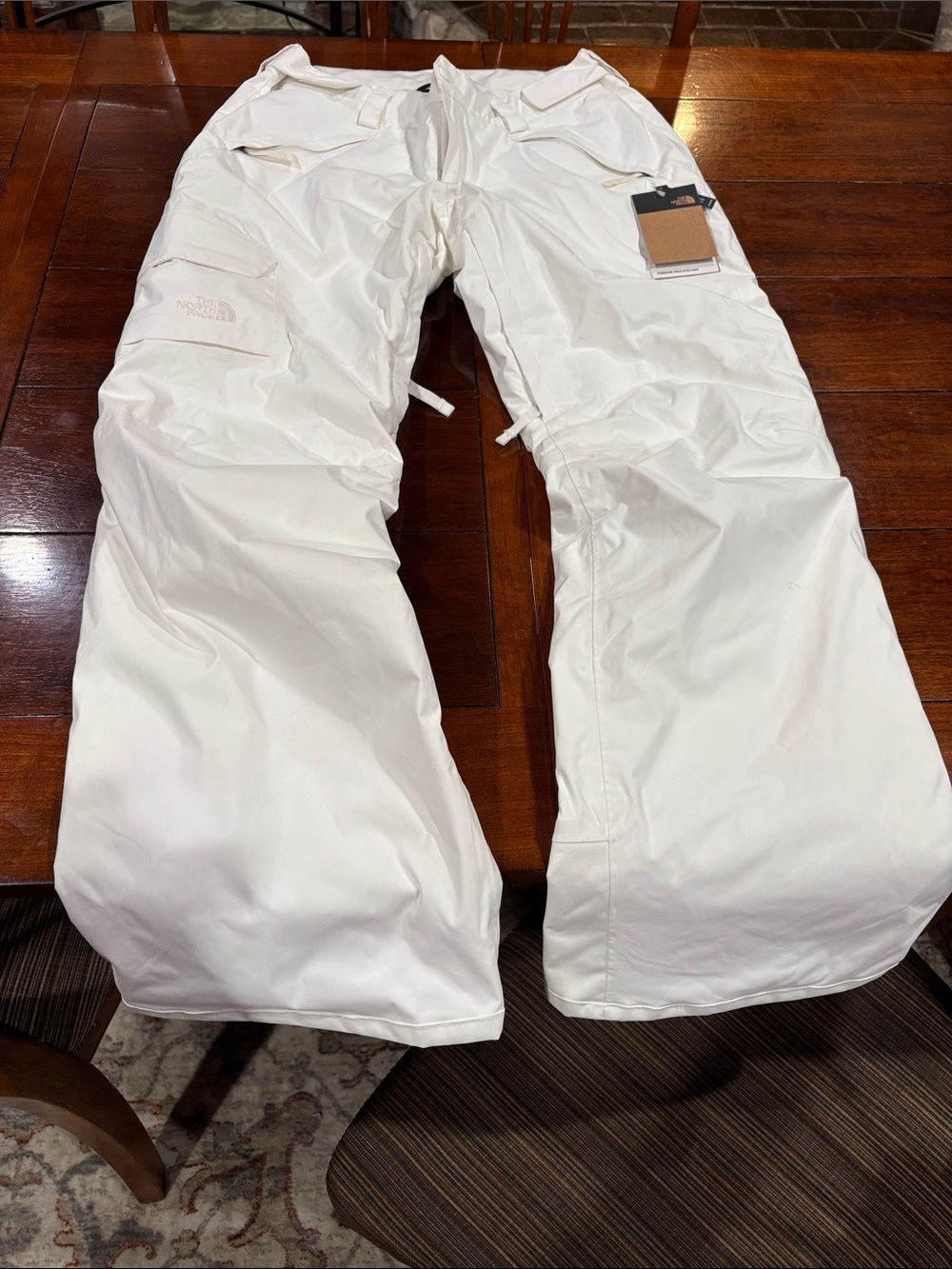 The North Face White Women's Cargo Snow Pants